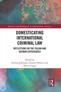 Cover: Domesticating International Criminal Law - Routledge
