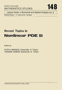 Enlarge image Cover: Recent Topics in Nonlinear PDE III - Elsevier