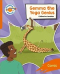 Cover: Reading Planet: Rocket Phonics - Target Practice - Gemma the Yoga Genius - Orange - Hodder Education