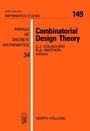 Cover: Combinatorial Design Theory - North-Holland