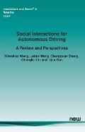 Cover: Social Interactions for Autonomous Driving - now publishers Inc