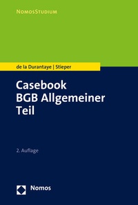Abbildung von: Casebook BGB Allgemeiner Teil - Nomos