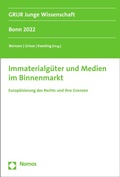 Cover: Immaterialg&uuml;ter und Medien im Binnenmarkt - Nomos