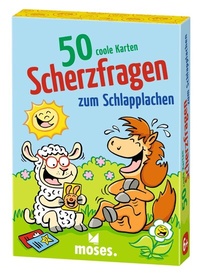 Abbildung von: 50 coole Karten - Scherzfragen zum Schlapplachen - moses Verlag
