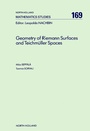 Cover: Geometry of Riemann Surfaces and Teichmuller Spaces - North-Holland
