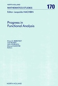Cover: Progress in Functional Analysis - North-Holland