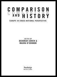 Enlarge image Cover: Comparison and History - Routledge