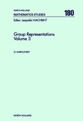 Cover: Group Representations - Elsevier