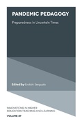 Cover: Pandemic Pedagogy - Emerald Publishing Limited