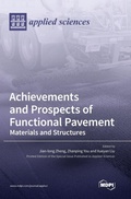 Cover: Achievements and Prospects of Functional Pavement - MDPI AG