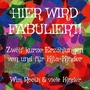 Cover: Hier wird fabuliert! - Books on Demand