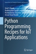 Cover: Python Programming Recipes for IoT Applications - Springer