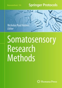 Abbildung von: Somatosensory Research Methods - Humana