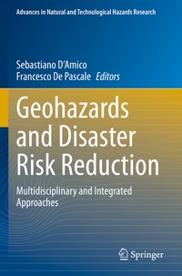 Enlarge image Cover: Geohazards and Disaster Risk Reduction - Springer