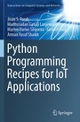 Cover: Python Programming Recipes for IoT Applications - Springer