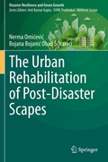 Cover: The Urban Rehabilitation of Post-Disaster Scapes - Springer