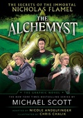 Cover: The Alchemyst: The Secrets of the Immortal Nicholas Flamel Graphic Novel - Delacorte Press