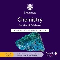 Abbildung von: Chemistry for the IB Diploma Digital Teacher's Resource Access Card - Cambridge University Press