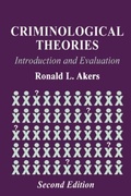 Cover: Criminological Theories - Routledge