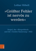 Cover: Seipel, der "B&uuml;rgerblock" und die "Genfer Sanierung" 1922 - B&ouml;hlau Wien