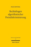 Bild: Rechtsfragen algorithmischer Preisdiskriminierung - Mohr Siebeck