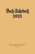 Cover: Bach-Jahrbuch 2022 - Evangelische Verlagsanstalt