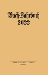 Abbildung von: Bach-Jahrbuch 2022 - Evangelische Verlagsanstalt