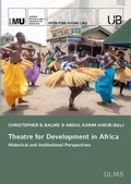 Cover: Theatre for Development in Africa: - Georg Olms Verlag