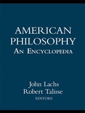 Cover: American Philosophy: An Encyclopedia - Routledge