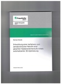Cover: Entwicklung eines Verfahrens zum aerodynamischen Retrofit einer gesamten Radialverdichterstufe mittels automatisierter 3D-Optimierung - Karl Maria Laufen Buchhandlung und Verlag