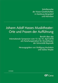 Abbildung von: Johann Adolf Hasses Musiktheater: Orte und Praxen der Aufführung - Carus-Verlag