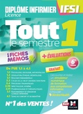 Cover: Tout le semestre 1 en fiches m&eacute;mos - DEI IFSI - 6e &eacute;dition - R&eacute;vision et entra&icirc;nement - Foucher