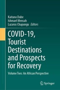 Cover: COVID-19, Tourist Destinations and Prospects for Recovery - Springer