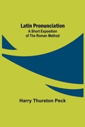 Cover: Latin Pronunciation - ALPHA EDITION