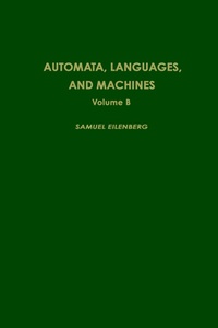 Enlarge image Cover: Automata, Languages, and Machines - Academic Press