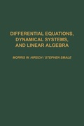 Cover: Differential Equations, Dynamical Systems, and Linear Algebra - Academic Press