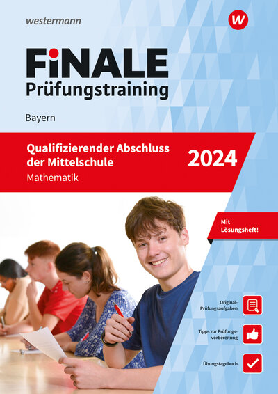 Abbildung von: FiNALE Prüfungstraining Qualifizierender Abschluss Mittelschule Bayern - Westermann Lernwelten GmbH