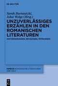 Bild: Unzuverl&auml;ssiges Erz&auml;hlen in den romanischen Literaturen - De Gruyter