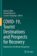 Cover: COVID-19, Tourist Destinations and Prospects for Recovery - Springer
