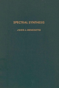 Enlarge image Cover: Spectral Synthesis - Academic Press