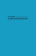 Cover: Idiome. Hefte f&uuml;r neue Prosa - Klever Verlag