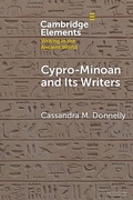 Cover: Cypro-Minoan and Its Writers - Cambridge University Press