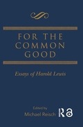 Cover: For the Common Good - Routledge