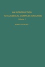 Cover: An Introduction to Classical Complex Analysis - Academic Press