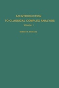 Cover: An Introduction to Classical Complex Analysis - Academic Press