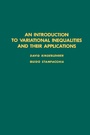 Cover: An Introduction to Variational Inequalities and Their Applications - Academic Press