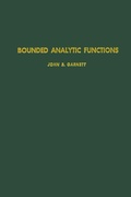 Cover: Bounded Analytic Functions - Academic Press