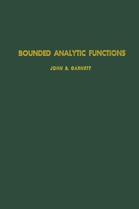 Enlarge image Cover: Bounded Analytic Functions - Academic Press