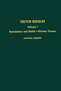 Abbildung von: Vector Bundles - Vol 1 - Academic Press