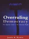 Cover: Overruling Democracy - Routledge